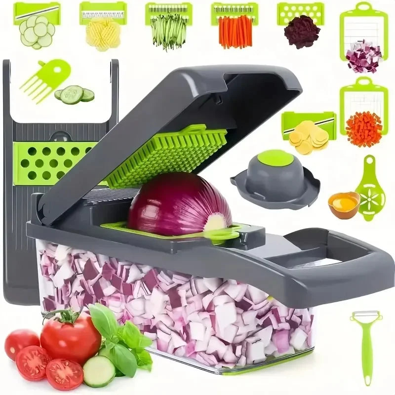 Multifunctional Vegetable Chopper /  Slicer /  Dicer  Cut Kitchen